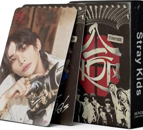 Stray Kids 55 Photocards Laser Holographic K-pop Collector's Card, High-Quality