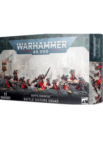 WARHAMMER 40.000 - ADEPTA SORORITAS - BATTLE SISTERS SQUAD (11 CITADEL MINIATURES)