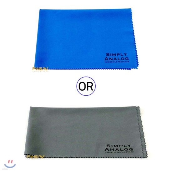 SIMPLY ANALOG Microfiber Cloth 35 x 24cm (black or blue)