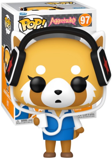 FUNKO POP: SANRIO #97 AGGRETSUKO - AGGRETSUKO WITH HEADPHONES