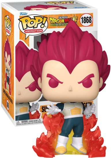 FUNKO POP: ANIMATION #1868 DRAGON BALL - SUPER SAIYAN GOD VEGETA SP. EDITION