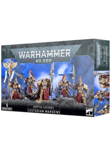 WARHAMMER 40.000 - ADEPTUS CUSTODES - CUSTODIAN WARDENS (5 MINIATURES)