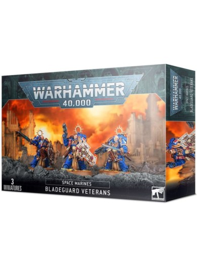 WARHAMMER 40.000 - SPACE MARINES - BLADEGUARD VETERANS (3 CITADEL MINIATURES)
