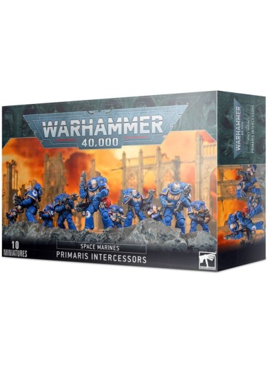 WARHAMMER 40.000 - SPACE MARINES - INTERCESSOR SQUAD (10 CITADEL MINATURES)