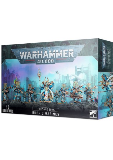 WARHAMMER 40.000 - THOUSAND SONS - RUBRIC MARINES (10 CITADEL MINIATURES)