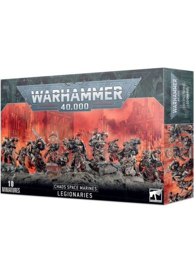 WARHAMMER 40.000 - CHAOS SPACE MARINES - LEGIONARIES (10 CITADEL MINIATURES)