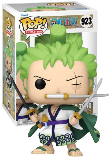 FUNKO POP ANIMATION #923 ONE PIECE  RORONOA ZORO SP.EDITION