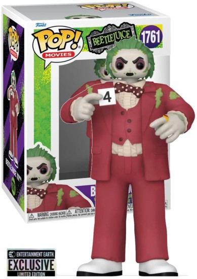 FUNKO POP: MOVIES #1761 BEETLE JUICE - BEETLE JUICE SHRUNKEN HEAD SP. EDITION