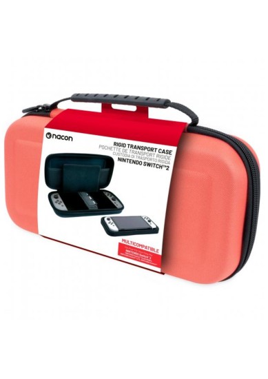 NACON RIGID TRANSPORT CASE PASTEL RED FOR NINTENDO SWITCH 2