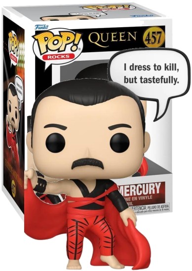 FUNKO POP! ROCKS: #457 QUEEN - FREDDIE MERCURY  VINYL FIGURE