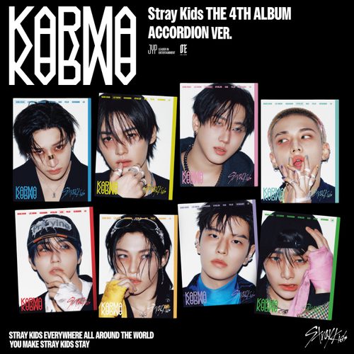 Stray Kids The 4th Album – KARMA (ACCORDION Ver.) RANDOM (8 Version Set)