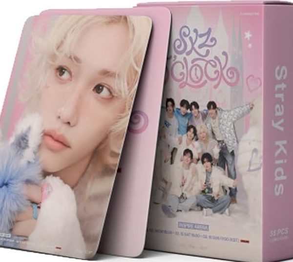 Stray Kids 55 Photocards Laser Holographic K-pop Collector's Card, High-Quality