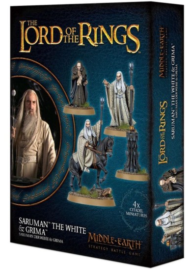 WARHAMMER - THE LORD OF THE RINGS - CANDALF THE WHITE (3 CITADEL MINIATURES)