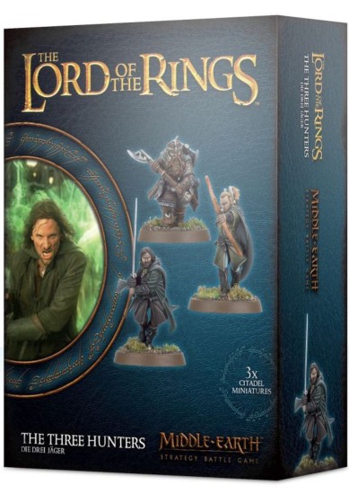 WARHAMMER - THE LORD OF THE RINGS - THE THREE HUNTERS (3 CITADEL MINATURES)