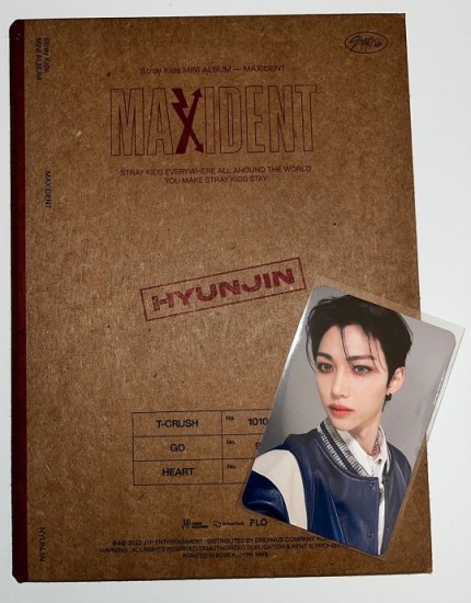 Stray Kids Hyunjin Maxident Case versjon (CASE Ver.)