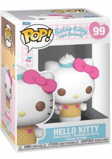 FUNKO POP! SANRIO: #99 HELLO KITTY AND FRIENDS - HELLO KITTY (ICE CREAM)  VINYL FIGURE