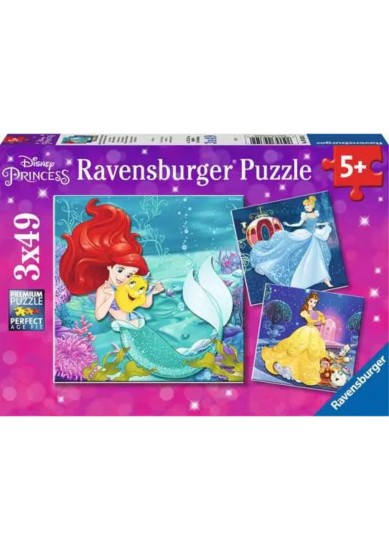 RAVENSBURGER PUZZLE: DISNEY PRINCESS - PRINCESSES ADVENTURE (3X49PCS.)