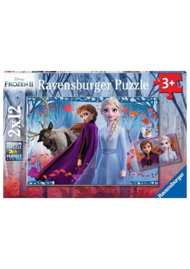 RAVENSBURGER PUZZLE: DISNEY - FROZEN II (2X12PCS)
