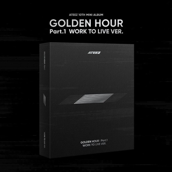 ATEEZ 10TH MINI ALBUM – GOLDEN HOUR : Part.1 (WORK TO LIVE Ver.)
