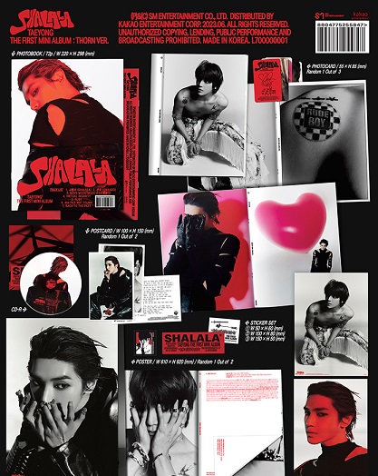 TAEYONG (NCT) MINI Album Vol. 1 – SHALALA (Thorn Ver.) - Image 2