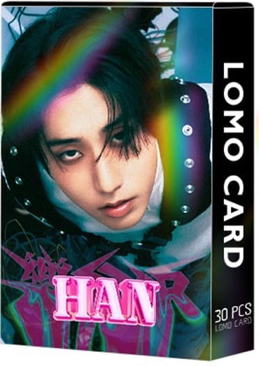 Han Stray Kids 30pcs Lomo Cards Kpop Photo Cards Greeting Card with Postcard Box
