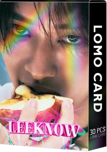 Leeknow Stray Kids 30pcs Lomo Cards Kpop Photo Cards Greeting Card with Postcard Box
