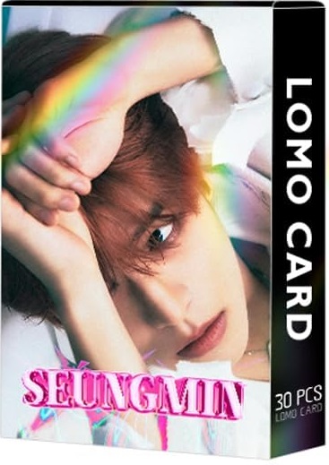 Seunh Min Stray Kids 30pcs Lomo Cards Kpop Photo Cards Greeting Card with Postcard Box