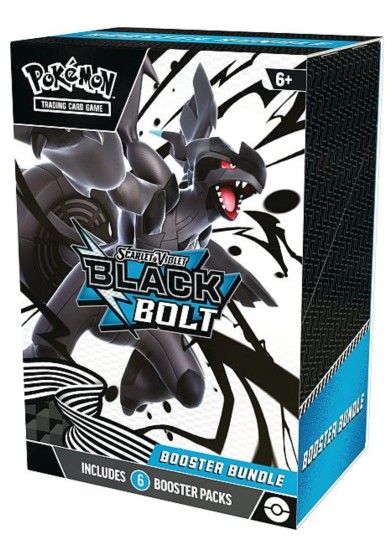 POKEMON TRADING CARD GAME S&V BLACK BOLT 6 BOOSTER PACKS BUNDLE