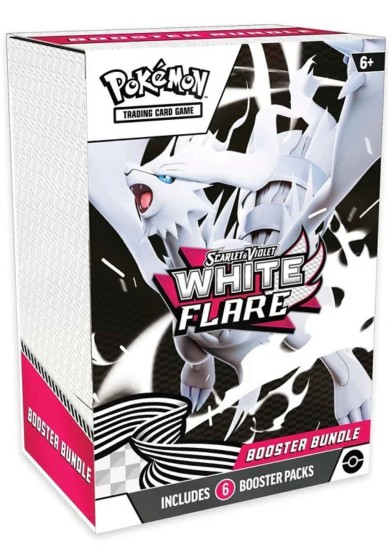 POKEMON TRADING CRD GAME S&V WHITE FLARE 6 BOOSTER PACKS BUNDLE