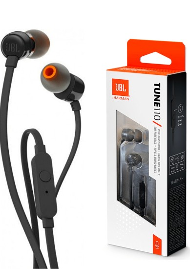 JBL TUNE110 HEADPHONES (BLACK)