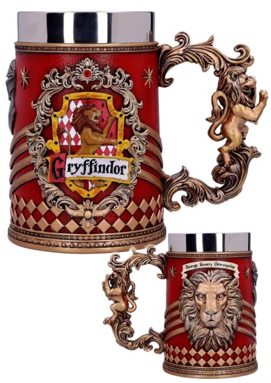 NEMESIS NOW: HARRY POTTER - GRYFFINDOR HOGWARTS HOUSE TANKARD(15.5CM)
