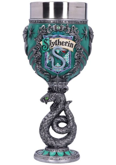 NEMESIS NOW: HARRY POTTER - SLYTHERIN HOGWARTS HOUSE GOBLET (19.5CM)