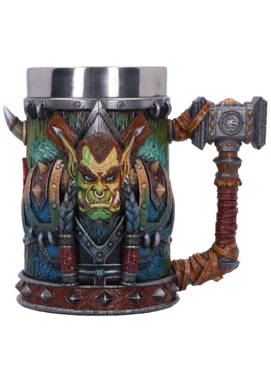 NEMESIS NOW: WORLD OF WARCRAFT - THRALL TANKARD (17.5CM)