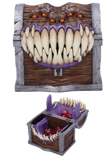 NEMESIS NOW: DUNGEONS & DRAGONS - MIMIC DICE STORAGE BOX (11.3CM)