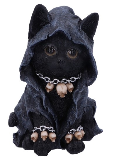 NEMESIS NOW ADULT: GOTHIC - REAPER'S FELINE FIGURE (16CM)