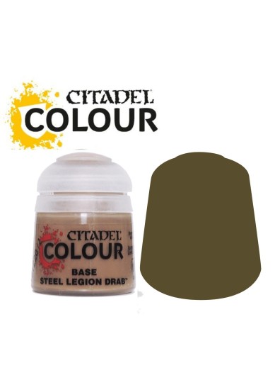 CITADEL COLOUR BASE: STEEL LEGION DRAB (12 ML)