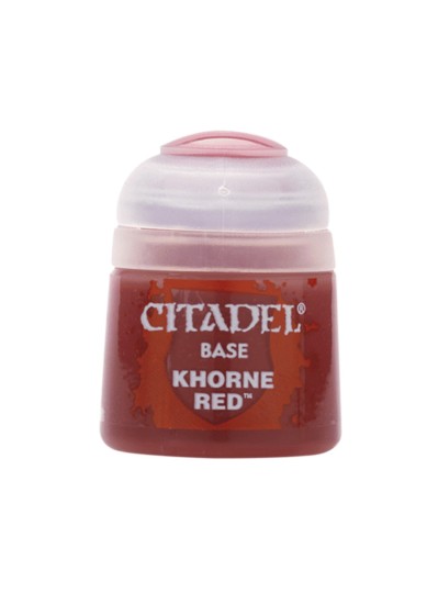 CITADEL COLOUR BASE: KHORNE RED (12 ML)