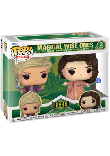 FUNKO POP! 2-PACK MOVIES: WICKED - MAGICAL WISE ONES (IDINA & KRISTEN) VINYL FIGURES