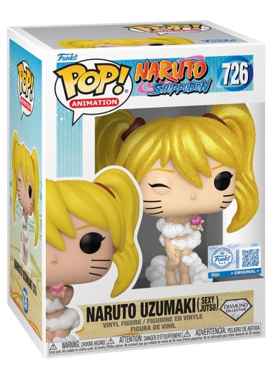 FUNKO POP! ANIMATION: #726 NARUTO SHIPPUDEN - NARUTO UZUMAKI (SEXY JUTSU) (S.E)  VINYL FIGURE