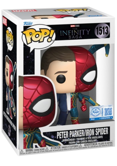 FUNKO POP! MARVEL: THE INFINITY SAGA - PETER PARKER/IRON SPIDER (S.E) #1513 BOBBLE-HEAD VINYL FIGURE