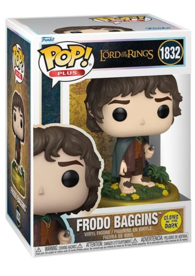 FUNKO POP! PLUS:  #1832 THE LORD OF THE RINGS - FRODO BAGGINS (GLOWS IN THE DARK) VINYL FIGURE