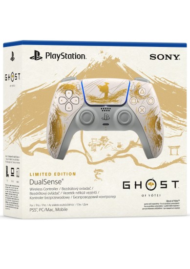 PS5 DUALSENSE / GHOST OF YOTEI GOLD LIMITED EDITION