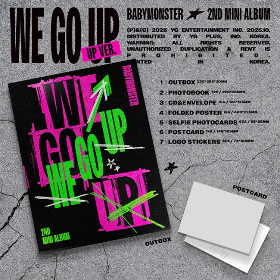BABYMONSTER – 2nd MINI ALBUM [WE GO UP] (UP Ver.)