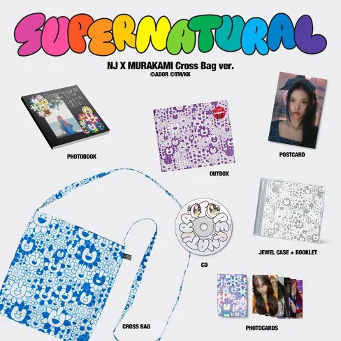 NewJeans – Supernatural (NJ X MURAKAMI Cross Bag Ver.) (Random)
