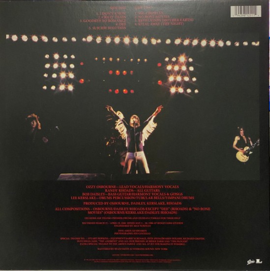 Ozzy Osbourne – Blizzard Of Ozz (Vinyl, LP, Album, Reissue, Stereo, Silver w/ Red Swirls) - Image 2