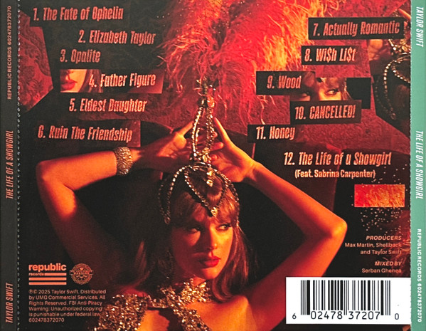 Taylor Swift – The Life Of A Showgirl (CD, Album) - Image 2