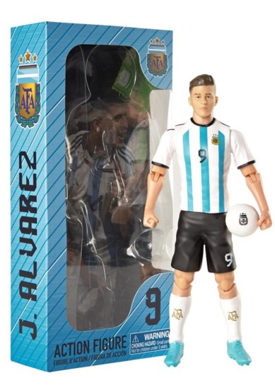 BANBO TOYS: ARGENTINA SOCCER - JULIAN ALVAREZ ACTION FIGURE (20CM)