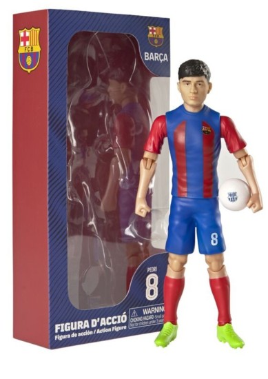 BANBO TOYS: FC BARCELONA SOCCER - PEDRI ACTION FIGURE (20CM)