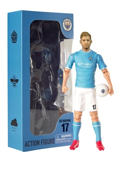 BANBO TOYS: MANCHESTER CITY SOCCER - KEVIN DE BRUYNE ACTION FIGURE (20CM)
