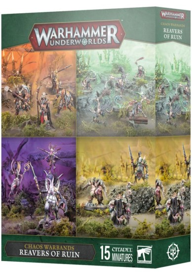 WARHAMMER - UNDERWORLDS - CHAOS WARBANDS - REAVERS OF RUIN (15 CITADEL MINIATURES)